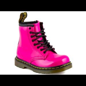 Brand New Kids Hot Pink Doc Martens Boots